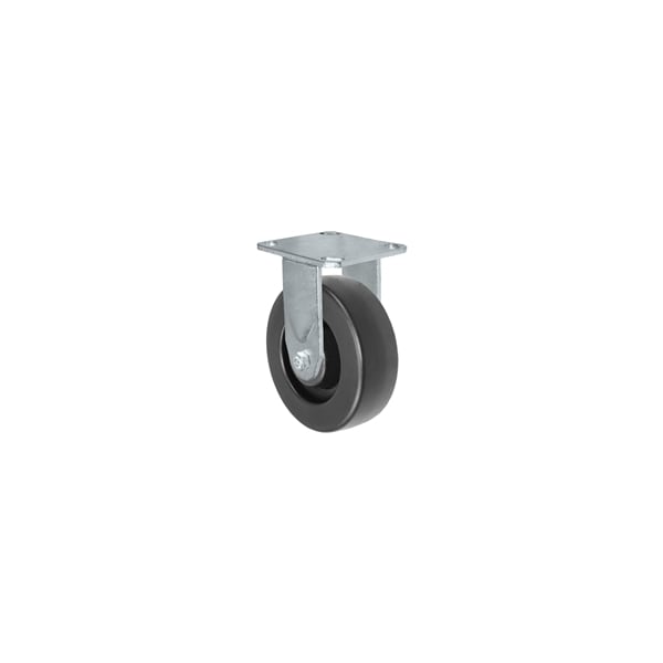 MEDIUM DUTY 6"X 2" POLYOLEFIN WHEEL, RIGID CASTER 700 lbs Capacity